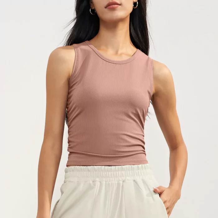Women's Ribbed Gym Tank Top