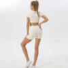 Seamless 3 in 1 Rib Women's Yoga Set - Image 6