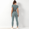 Seamless 3 in 1 Rib Women's Yoga Set - Image 12