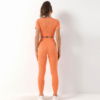 Seamless 3 in 1 Rib Women's Yoga Set - Image 2