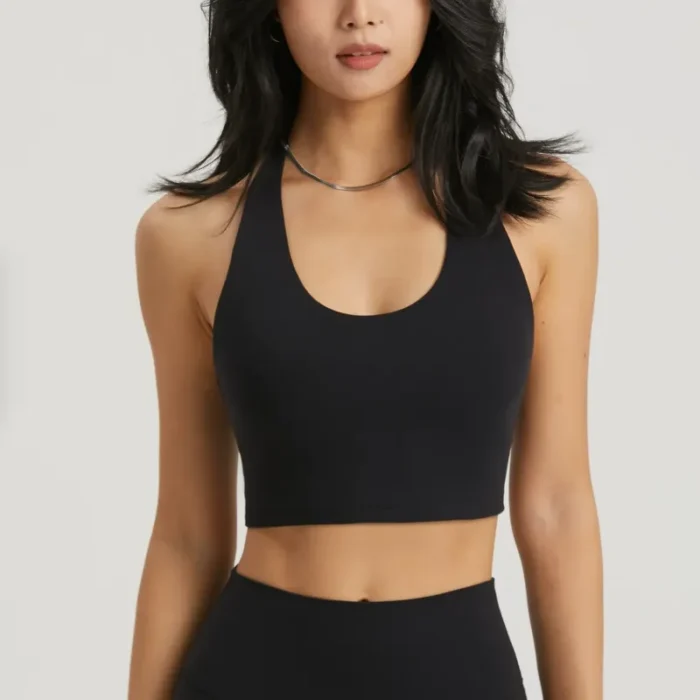 Lycra PA6 Sports Bra with Halter Tank - Image 4